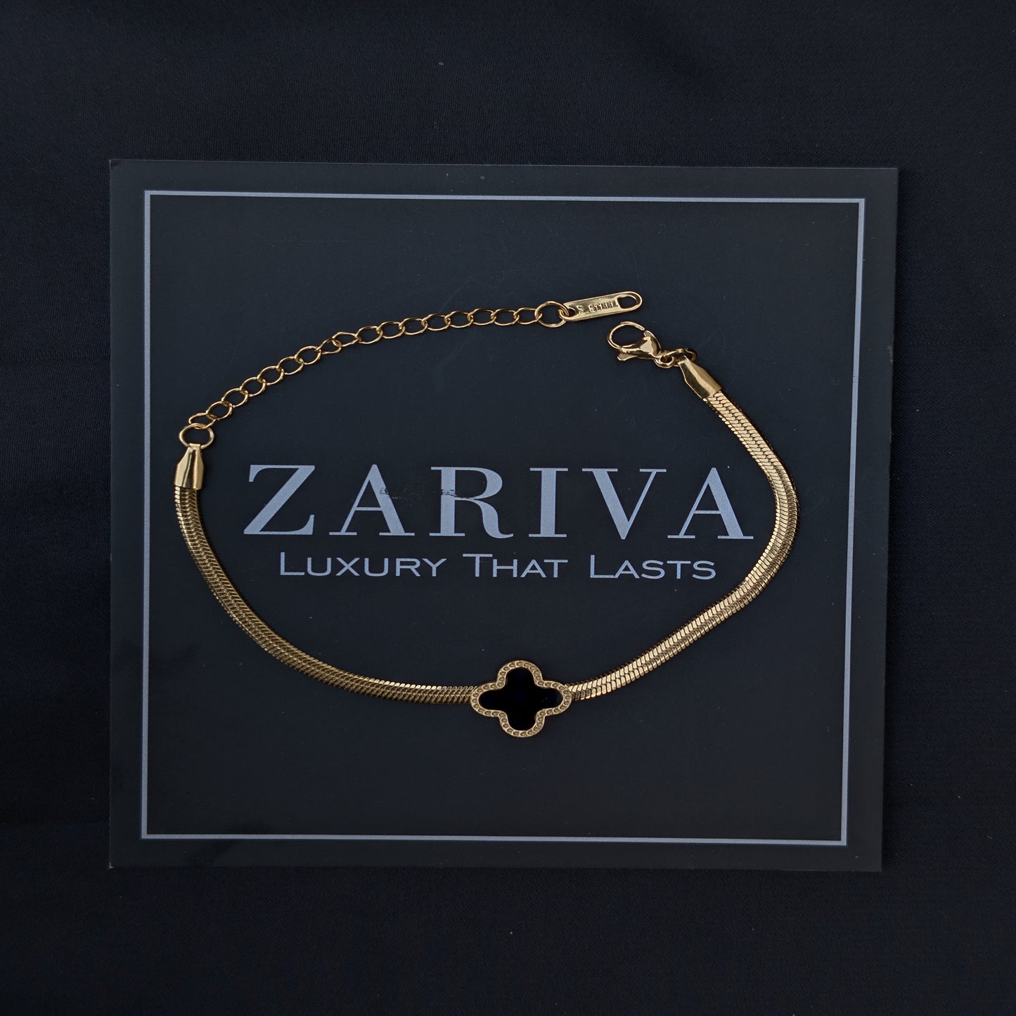 ✨Radiant Black Clover Bracelet✨