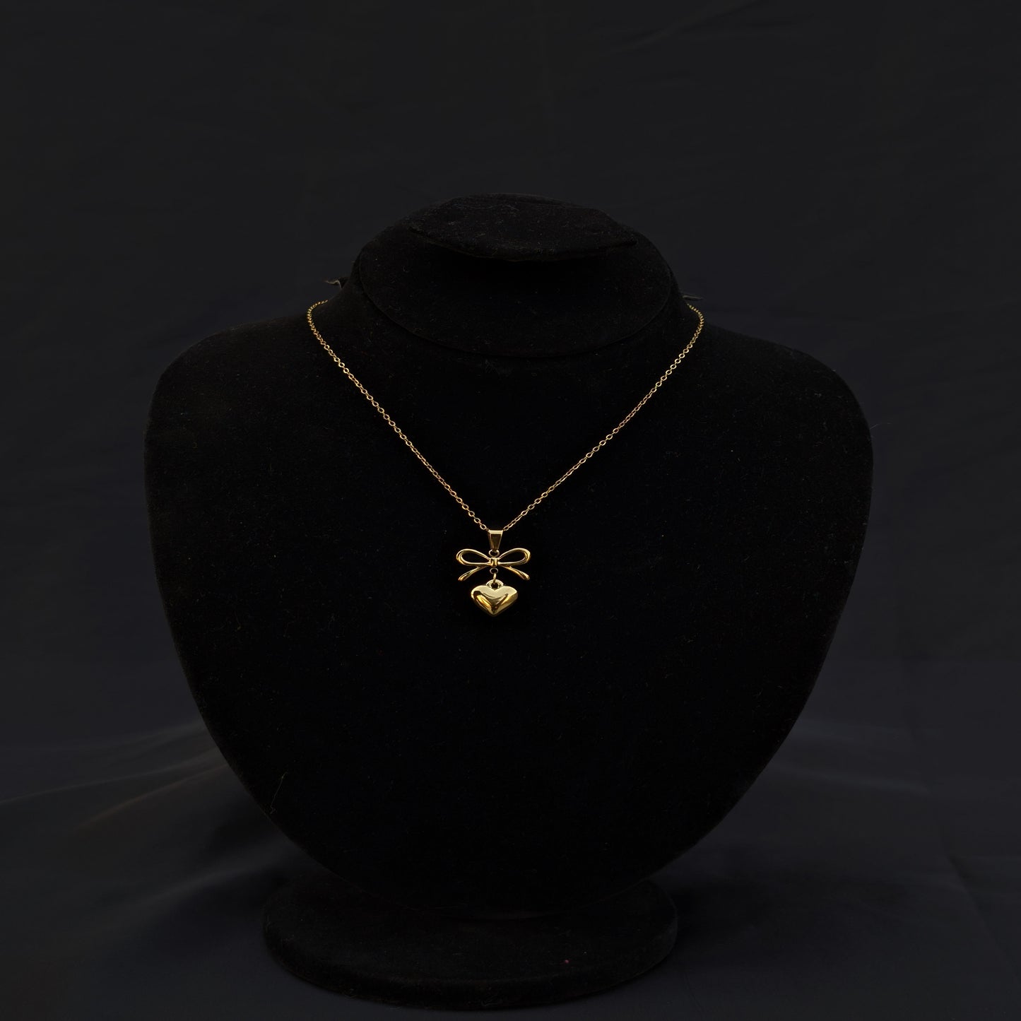 ✨Golden Heart Butterfly 🦋 Stainless Steel Necklace✨