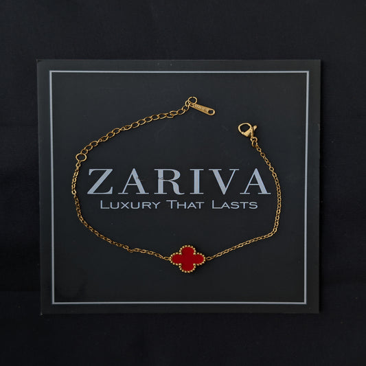 ✨Red Clover Bracelet✨