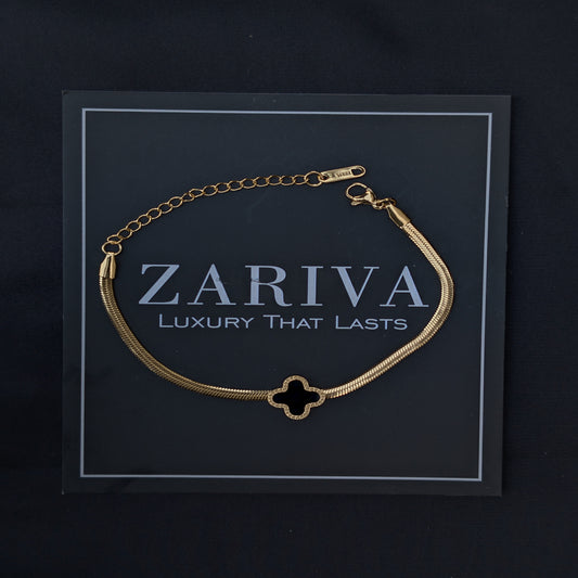 ✨Radiant Black Clover Bracelet✨