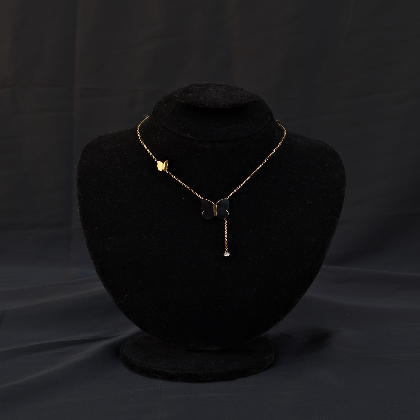 ✨Golden Black Butterfly 🦋 Stainless Steel Neckless✨