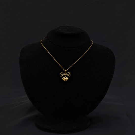 ✨Golden Heart Butterfly 🦋 Stainless Steel Necklace✨