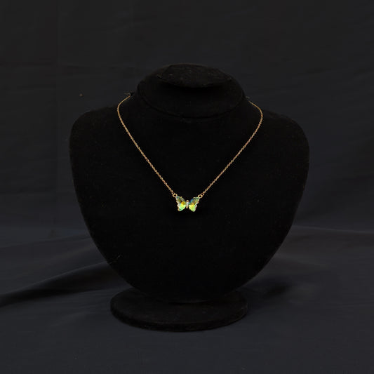 ✨Stainless Steel Pink &amp; Yellow Necklace✨