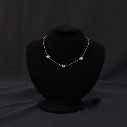 ✨Branded Green/Black/White Stone Stainless Steel Neckless✨